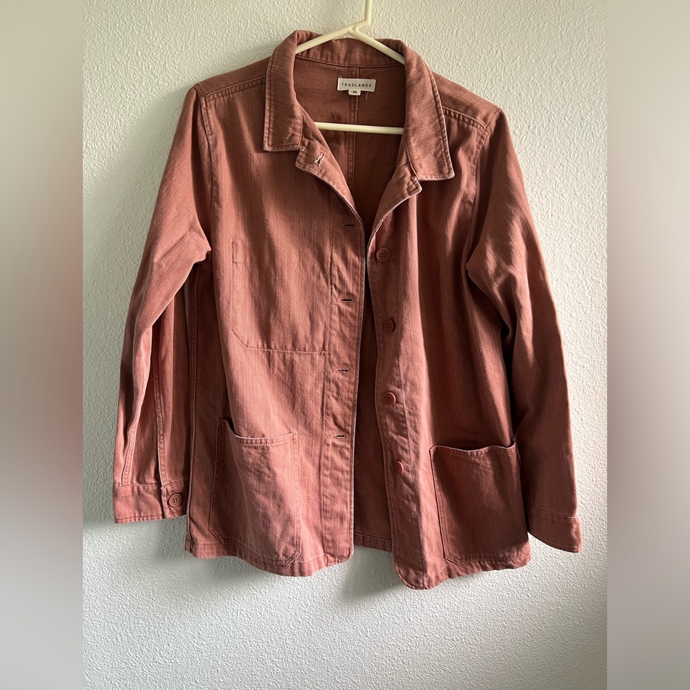 Tradlands Field Chore Coat in Clay